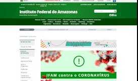 
							         IFAM — Portal do Instituto Federal do Amazonas								  
							    
