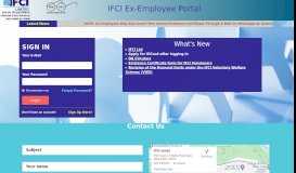 
							         IFCI Ltd. - Ex-Employees Portal								  
							    