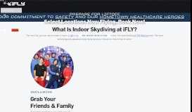 
							         iFLY Indoor Skydiving - You Can Fly - Locations Nationwide								  
							    