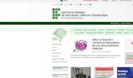 
							         IFRS: Instituto Federal do Rio Grande do Sul								  
							    
