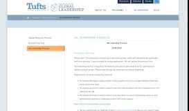
							         IGL Internship Process | Tufts Global Leadership								  
							    