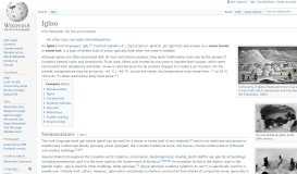 
							         Igloo - Wikipedia								  
							    