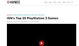 
							         IGN's Top 25 PlayStation 3 Games - IGN - IGN.com								  
							    
