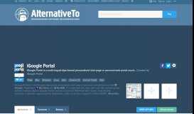 
							         iGoogle Portal Alternatives and Similar Software - AlternativeTo.net								  
							    