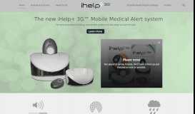 
							         iHelp+ 3G™ – Mobile Medical Alert System								  
							    