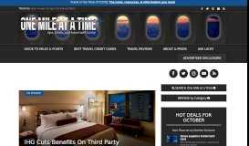 
							         IHG Cuts Benefits On Third Party Bookings... Again | One Mile at a ...								  
							    