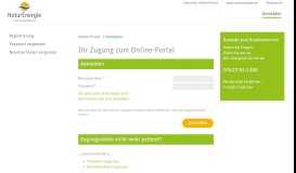 
							         Ihr Zugang zum Online-Portal - Online Portal - Energiedienst AG								  
							    