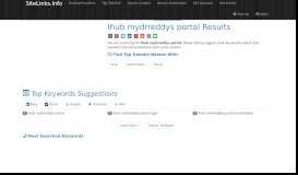 
							         Ihub mydrreddys portal Results For Websites Listing								  
							    