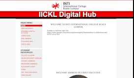 
							         IICKL Digital Hub - Inti International University								  
							    