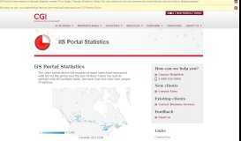 
							         IIS Portal Statistics - CGI IIS Portal								  
							    