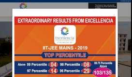 
							         IIT JEE Coaching | Residential College | Medical | SAT - Excellencia								  
							    