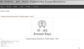 
							         IITguru's blog | IIT PORTAL : JEE, MAIN, Engineering Exams Resources.								  
							    