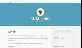 
							         IIUM Links | IIUM's one-stop online directory!								  
							    