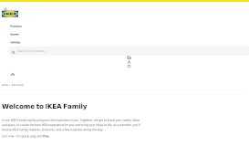 
							         IKEA Family – Welcome – IKEA Canada								  
							    
