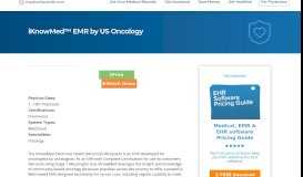 
							         iKnowMed™ EMR by US Oncology | MedicalRecords.com								  
							    