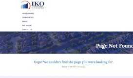 
							         IKO Community Management Releases New Community Portal								  
							    