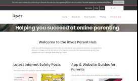 
							         iKydz Parent's Hub - A free educational resource for parents								  
							    