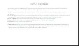 
							         iLearn 3 – Brightspace | Comm 310 - Creating Online Media								  
							    