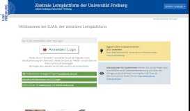 
							         ILIAS - zentrale E-Learning-Plattform der Universität Freiburg - ILIAS ...								  
							    