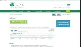 
							         iLIFE Portal - iLIFE Financial Management Services								  
							    