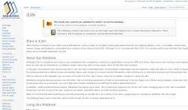 
							         iLife - Wikibooks, open books for an open world								  
							    