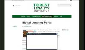 
							         Illegal Logging Portal | Forest Legality								  
							    