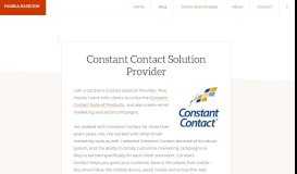
							         I'm a Constant Contact Solution Provider - Pamela Hazelton								  
							    