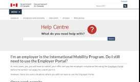 
							         I'm an employer in the International Mobility Program. Do I still need to ...								  
							    