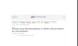 
							         Im Überblick: Disneys Streaming-Dienst macht Netflix Konkurrenz ...								  
							    