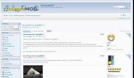 
							         IM portal for phpBB3 - IntegraMOD • View topic								  
							    