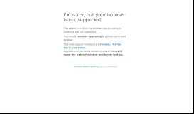 
							         I'm sorry, but your browser is not supported								  
							    