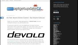 
							         Im Test: devolo Home Control · Das Smarte Zuhause | aptgetupdateDE								  
							    