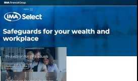 
							         IMA Select - The IMA Financial Group								  
							    