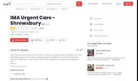 
							         IMA Urgent Care - Shrewsbury - Urgent Care - 30 Shrewsbury Plz ...								  
							    