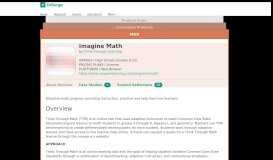 
							         Imagine Math | Product Reviews | EdSurge								  
							    