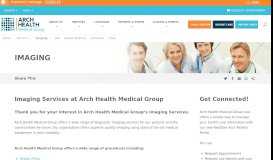 
							         Imaging | Arch Health								  
							    