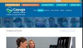
							         Imaging Services | Cayuga Medical Center								  
							    