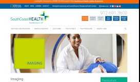 
							         Imaging | SouthCoast Health								  
							    