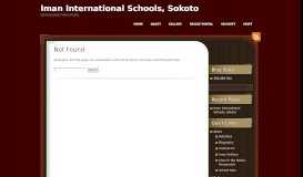 
							         IMAN INTERNATIONAL SCHOOLS SOKOTO | Iman International ...								  
							    