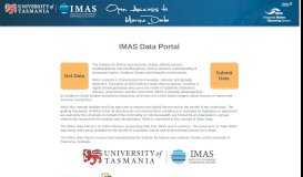
							         IMAS Data Portal								  
							    