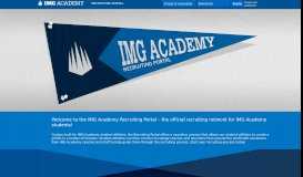 
							         IMG Academy Recruiting Portal: Student Registration								  
							    