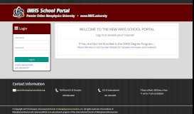 
							         IMHS Student Portal 2								  
							    