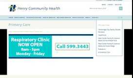 
							         Immediate Care | Henry Community Health								  
							    