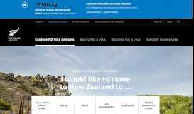 
							         Immigration New Zealand: New Zealand Visas								  
							    