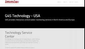 
							         Immix Central Station Case Study: G4S Technology - USA								  
							    
