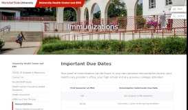 
							         Immunizations – University Health Center And EMS - Montclair State ...								  
							    
