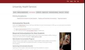 
							         Immunizations | University Health Services | UMass Amherst								  
							    