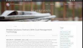 
							         iMobile Solutions Partners with Club Management Technology ...								  
							    