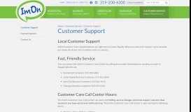 
							         ImOn Customer Service for Internet and Cable TV - Cedar Rapids - ImOn								  
							    