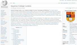 
							         Imperial College London - Wikipedia								  
							    